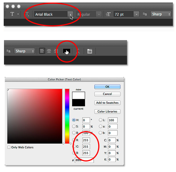 Langkah 3 Cara Memasukkan Foto atau Gambar di dalam Text Menggunakan Photoshop
