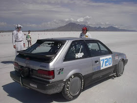 Mazda 323 BF, Familia, rekord prędkości, pustynia, wyścigi, japoński hatchback, tuning, fotki