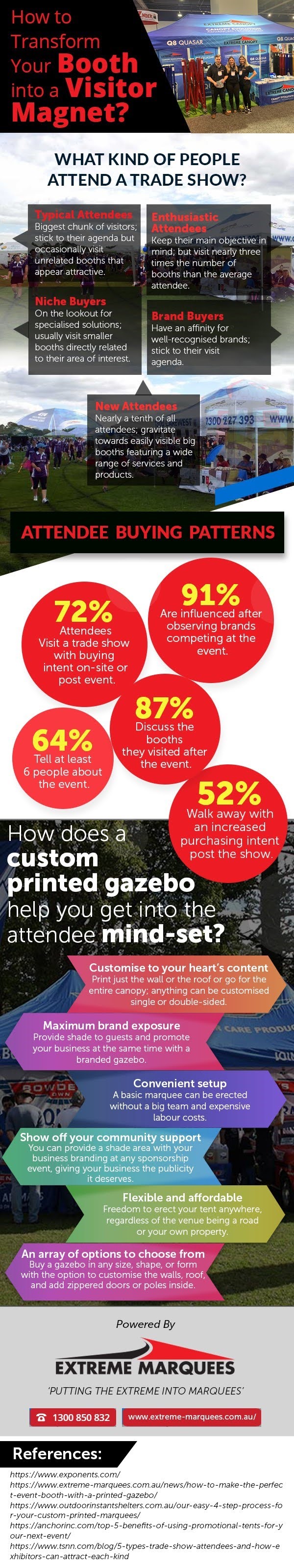 How to Transform Your Booth Into a Visitor Magnet? #infographic