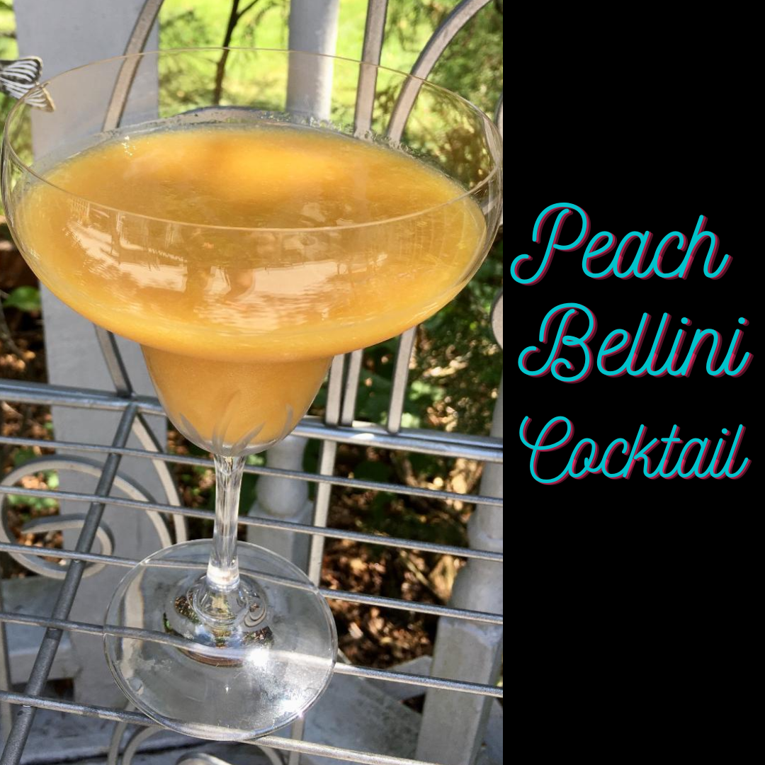 Gluten Free AZ Fresh Peach Bellini