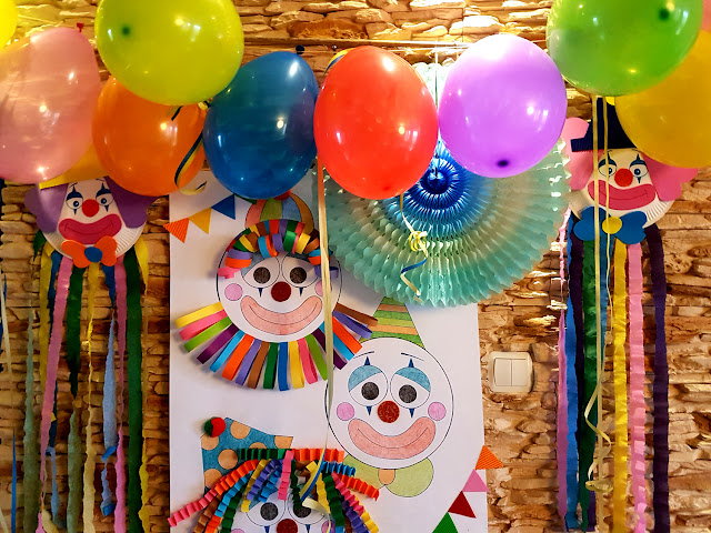 Sylwester w domu-Sylwester z dzieckiem-Nowy Rok-kinderbal-bal karnawałowy-przyjęcie dla dzieci-przyjęcie urodzinowe-cyrk-prace plastyczne-dekoracje-karnawał-piniata klaun-zaproszenia na kinderbal