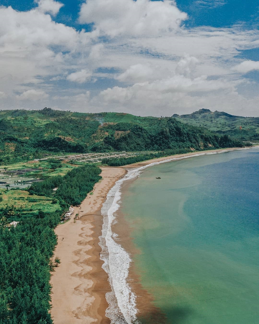 Tiket Masuk dan Fasilitas Pantai Gemah Tulungagung Terbaru