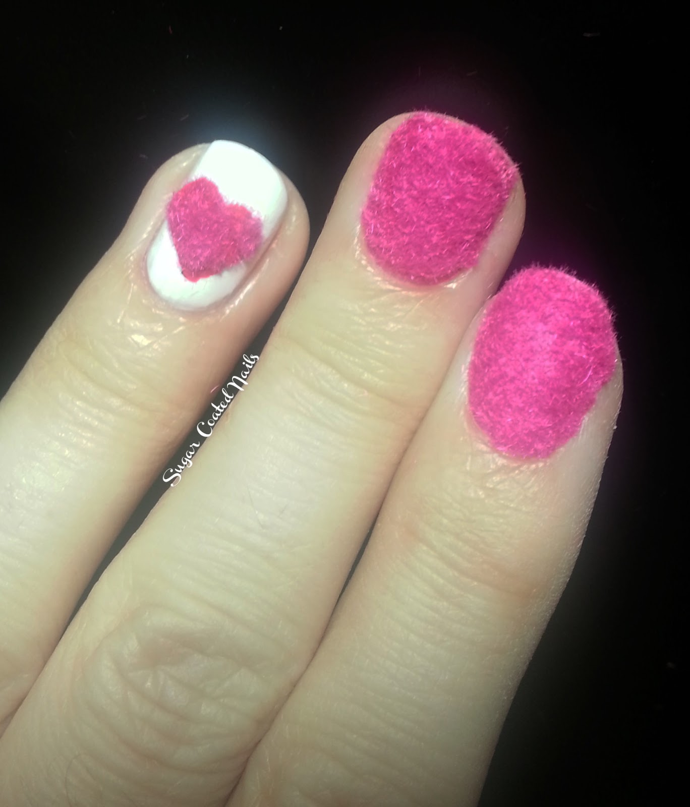 Day Five Lace or Fabric Sugar Coated Nails