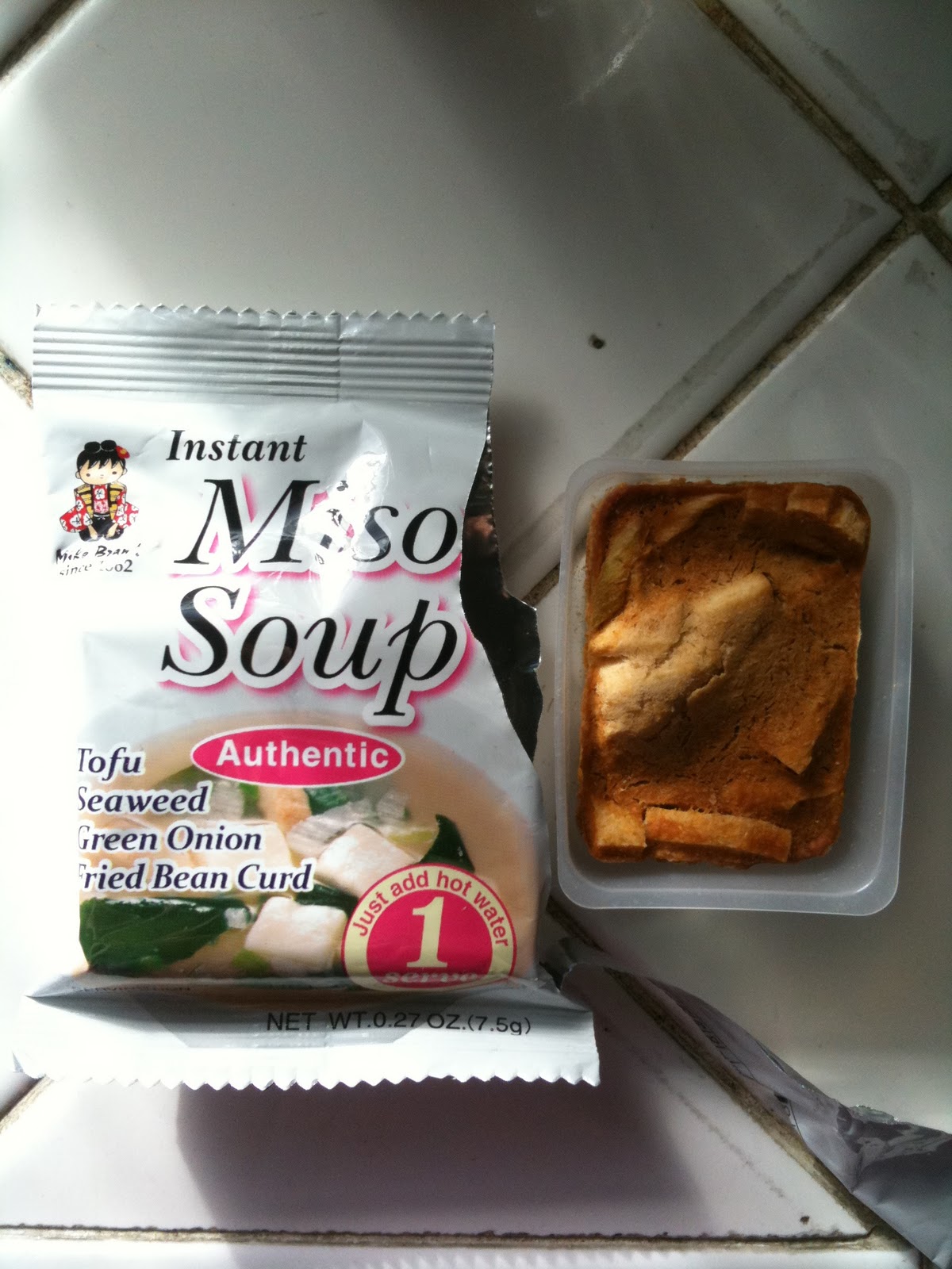 Silver Sparkles and Shine Delicious Instant Miso Soup