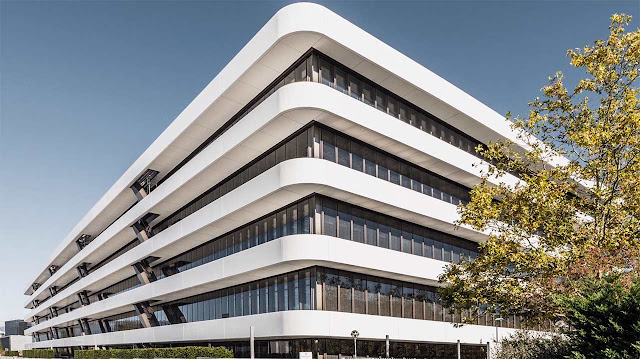 The Patek Philippe manufacture building PP6 in Plan-les-Ouates