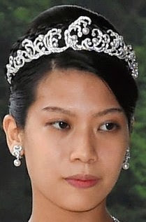 pearl diamond wave tiara princess noriko takamado japan mikimoto