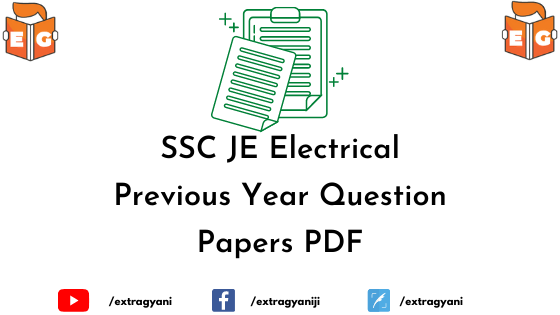 SSC JE Electrical Previous Year Question Papers PDF