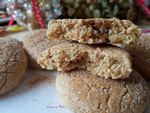 Mantecados de naranja y almendras