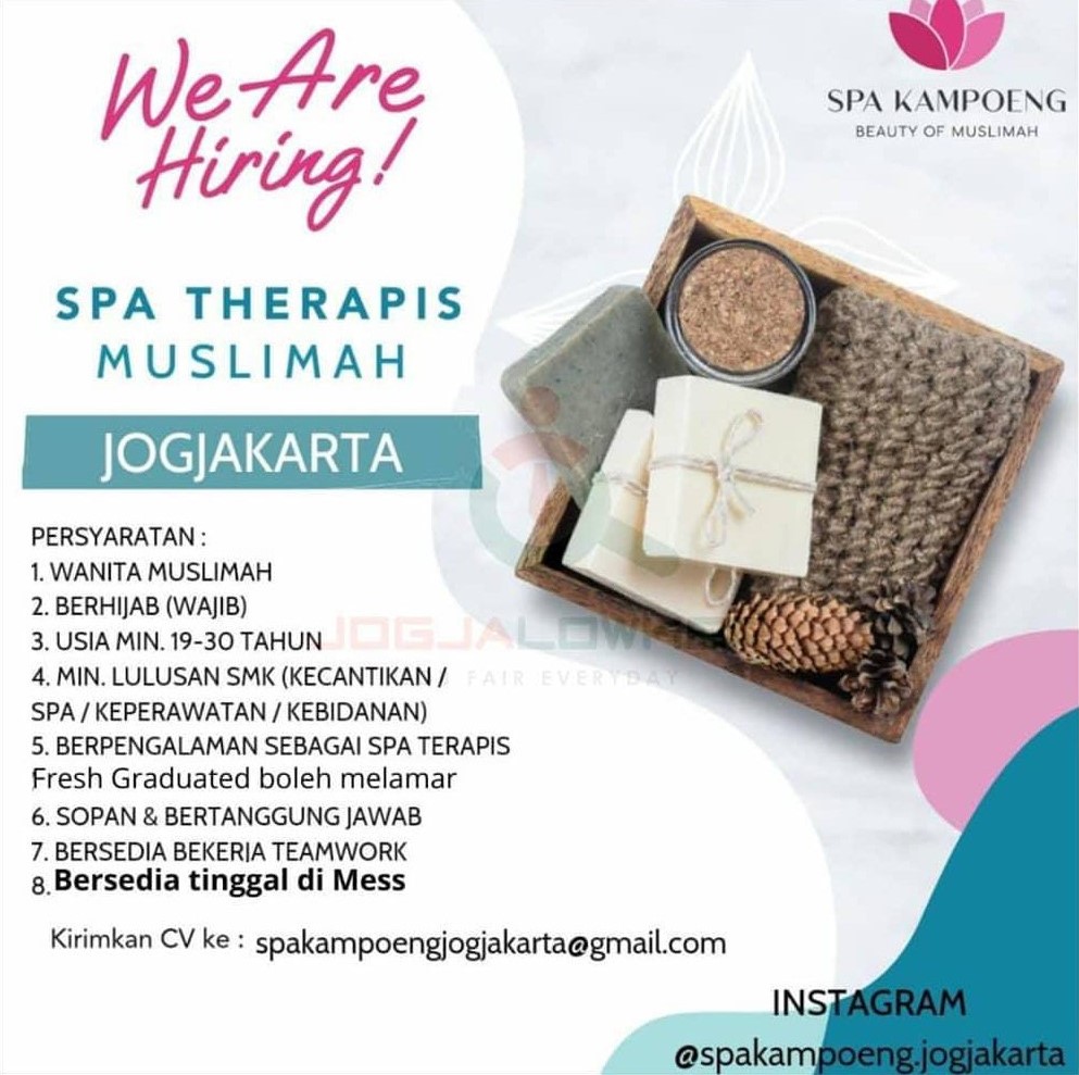 lowongan%2Bspa%2Bkampoeng - Lowongan Spa Therapis Muslimah Spa Kampoeng