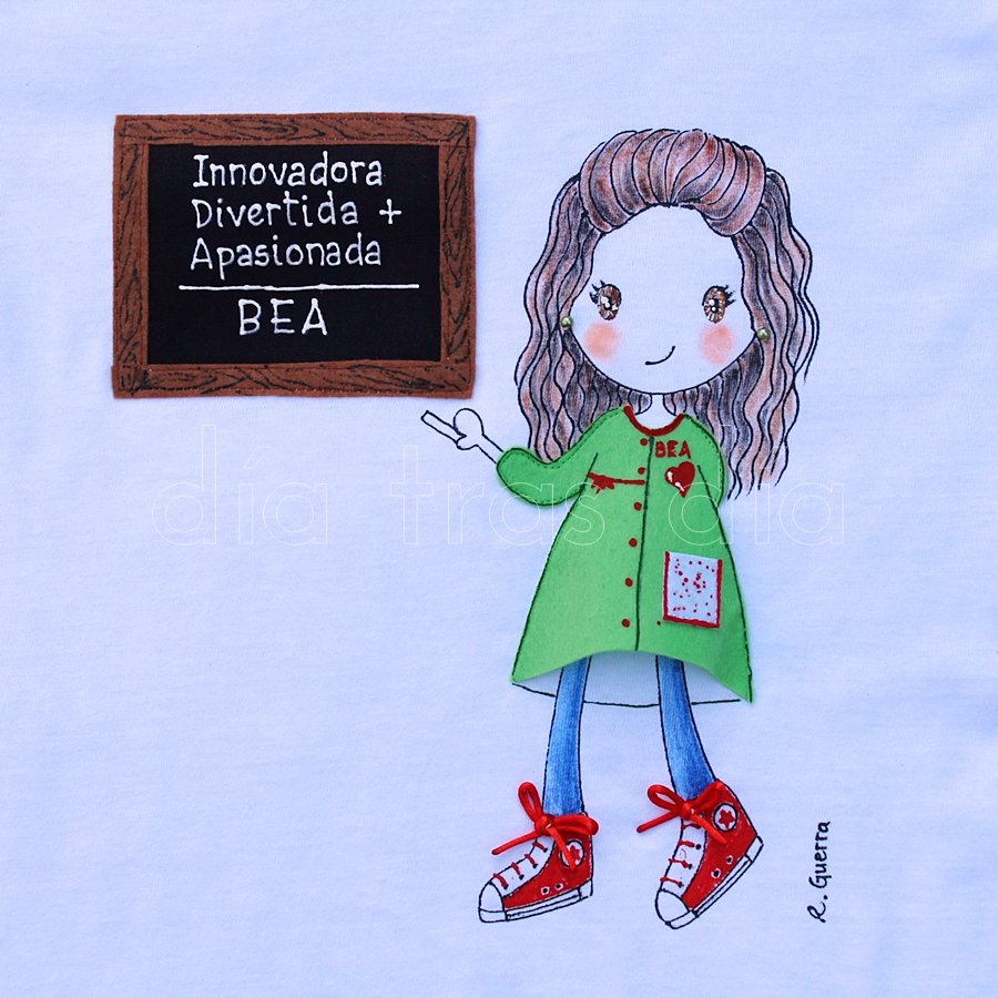 Camiseta maestra personalizada