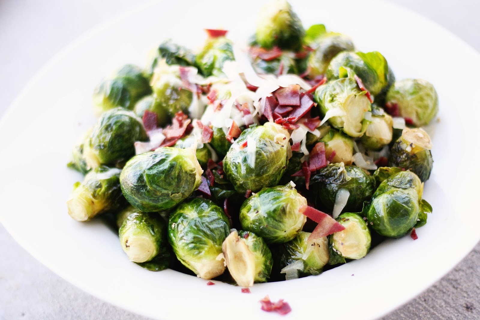 Naughty Carbs Sauteed Brussel Sprouts (Low Carb/Low Fat)