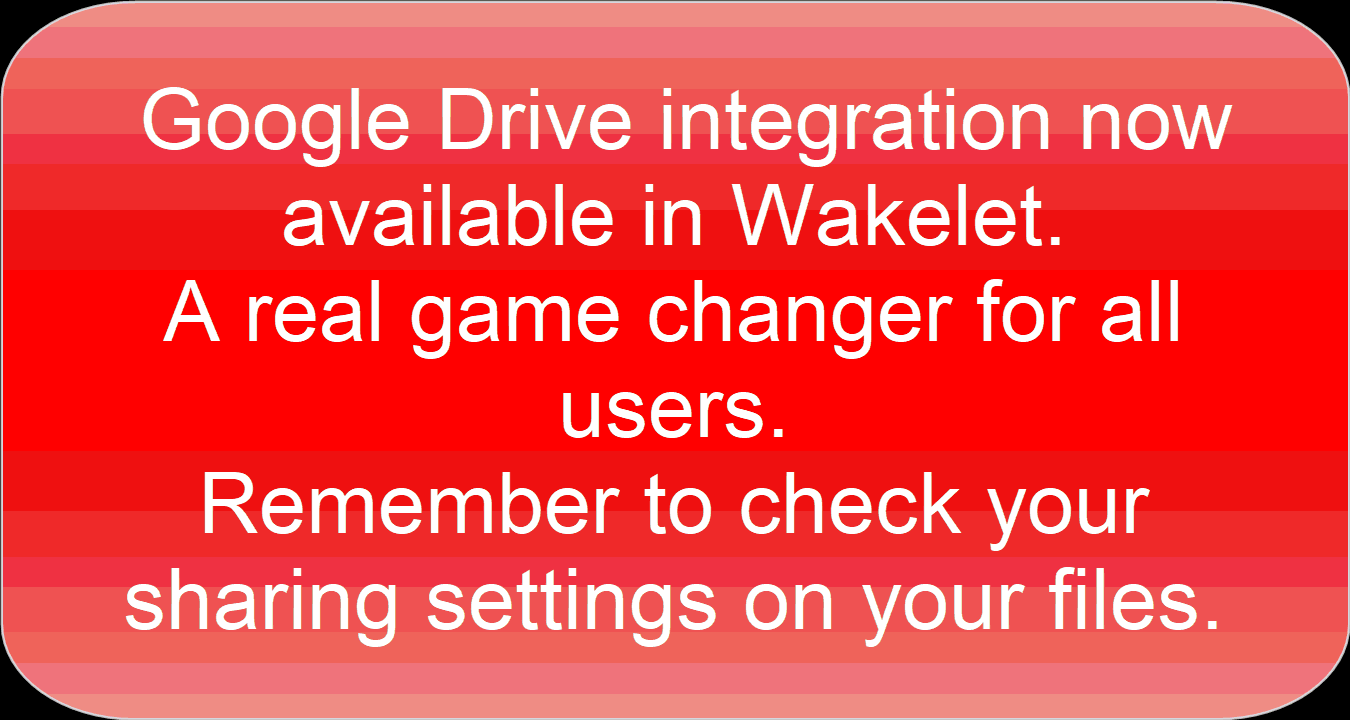 Time to Talk Tech : Google Drive integration now available in Wakelet!