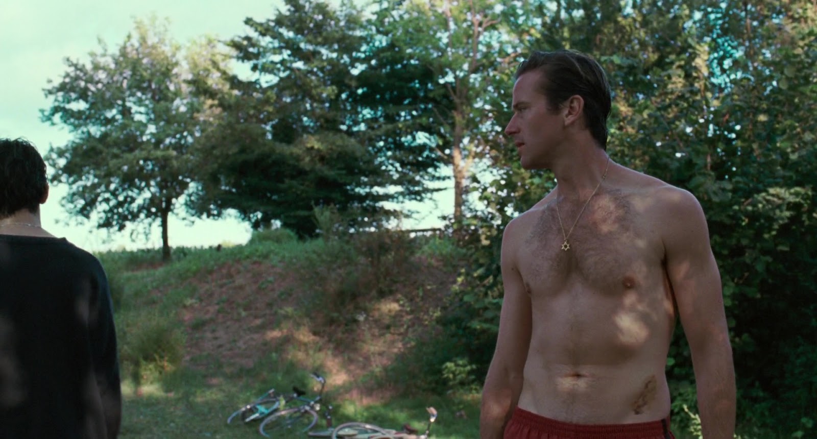 Armie Hammer nude in Call Me By Your Name.