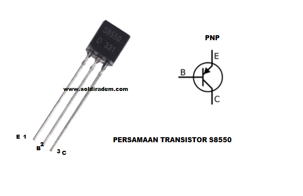 Persamaan Transistor S8050 dan S8550