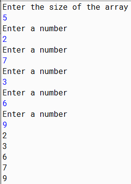 Selection Sort An Array | Write a program in Java to selection sort an ...