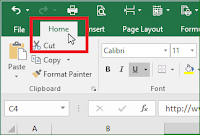 klik 2x tab ribbon Trik Double Klik Mouse Excel