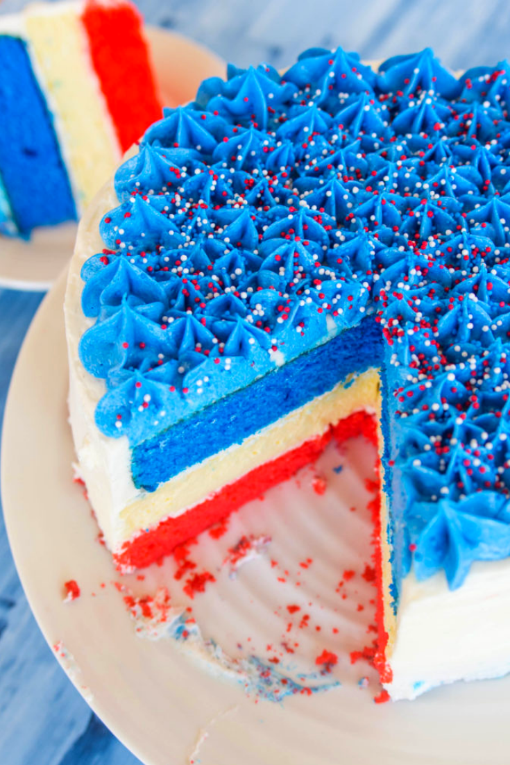 FOURTH OF JULY CHEESECAKE CAKE FOURTH OF JULY CHEESECAKE CAKE