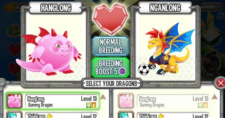 Games Free Top Formula And Breeding Time In The Game Dragon