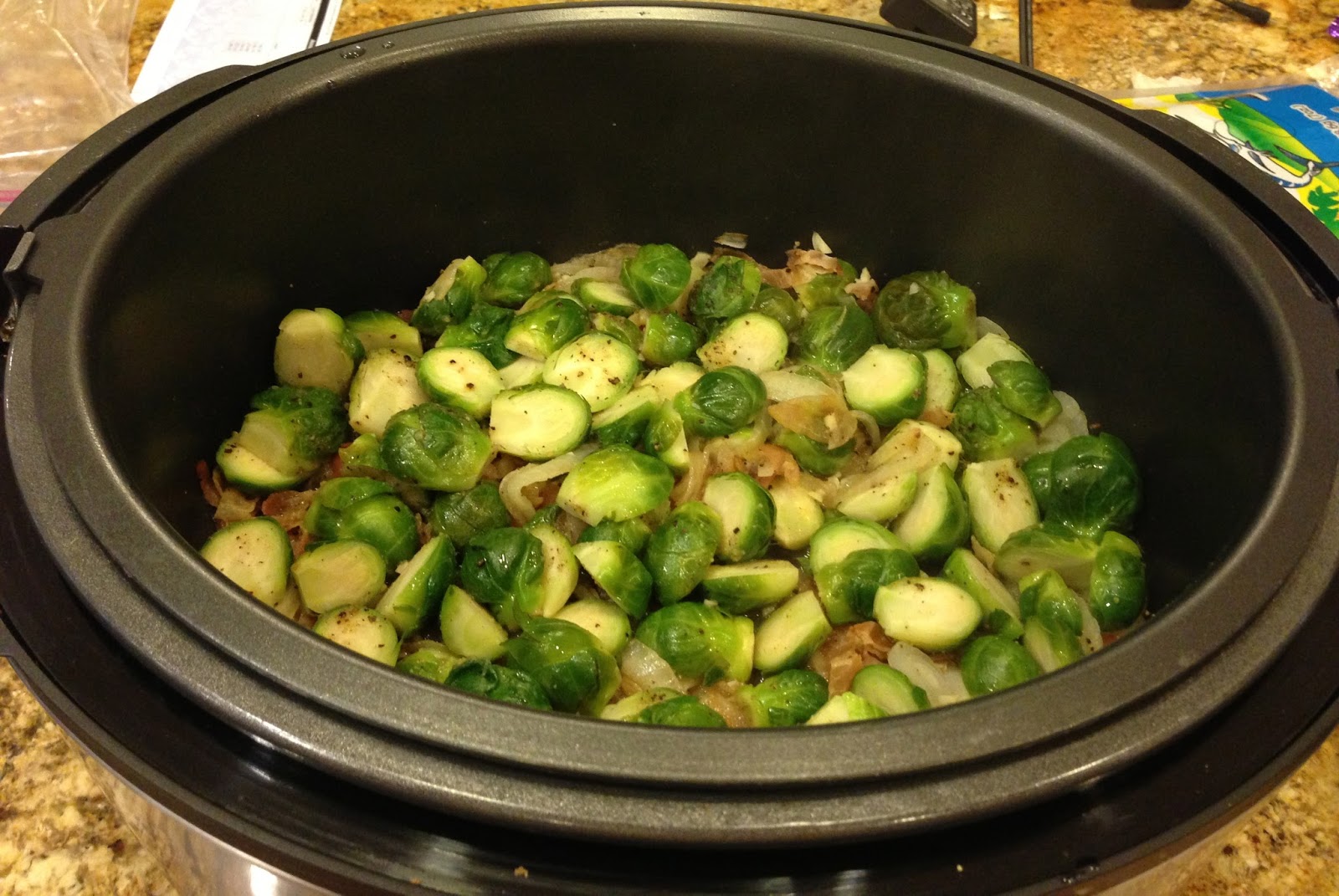 GREAT EATS HAWAII BRUSSELS SPROUTS IN PRESSURE COOKER