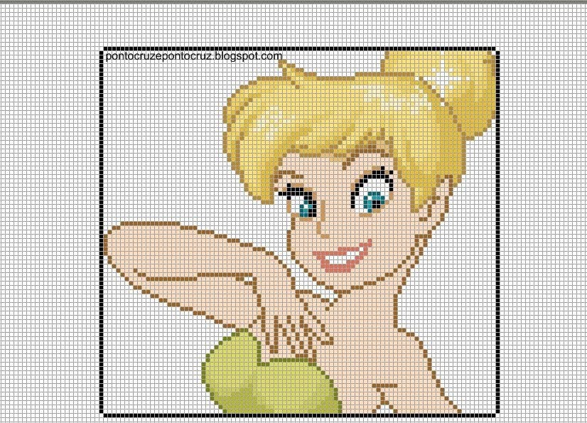 ENCANTOS EM PONTO CRUZ: Sininho