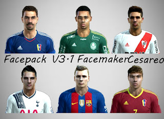 New Facepack V3.1 Pes 2013 By Facemaker Cesareo