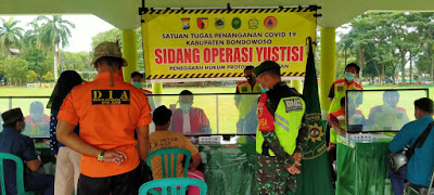 Operasi Yustisi; Penegakan Protokol Kesehatan Di Pusat Kota Bondowoso