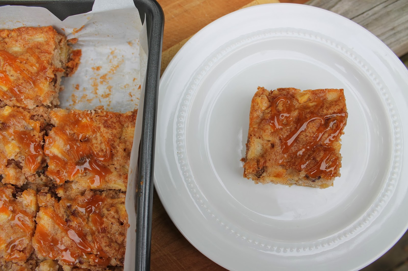 Bakestravaganza Caramel Apple Brownies