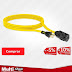 Extensión Eléctrica Uso Rudo 3 mts 3 Contactos.