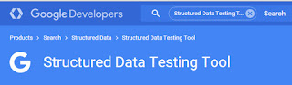 Blogspot saat google structured data testing tool