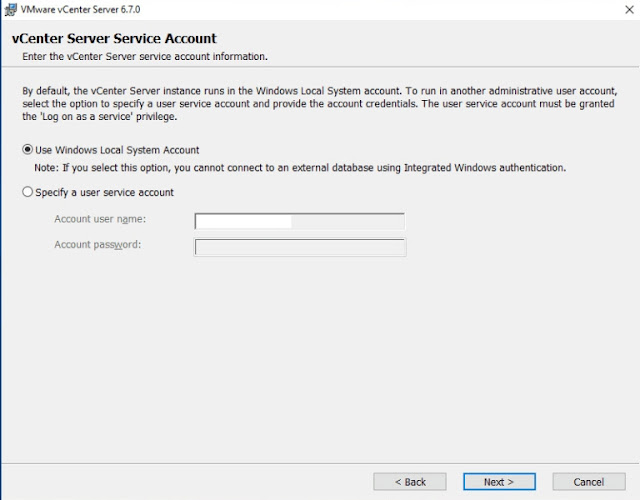 Instalação VMware vCenter 6.7.0 para Windows