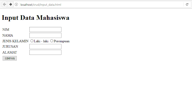 Membuat Form Input Data Sederhana Dengan PHP dan MySQL - Intro Dev