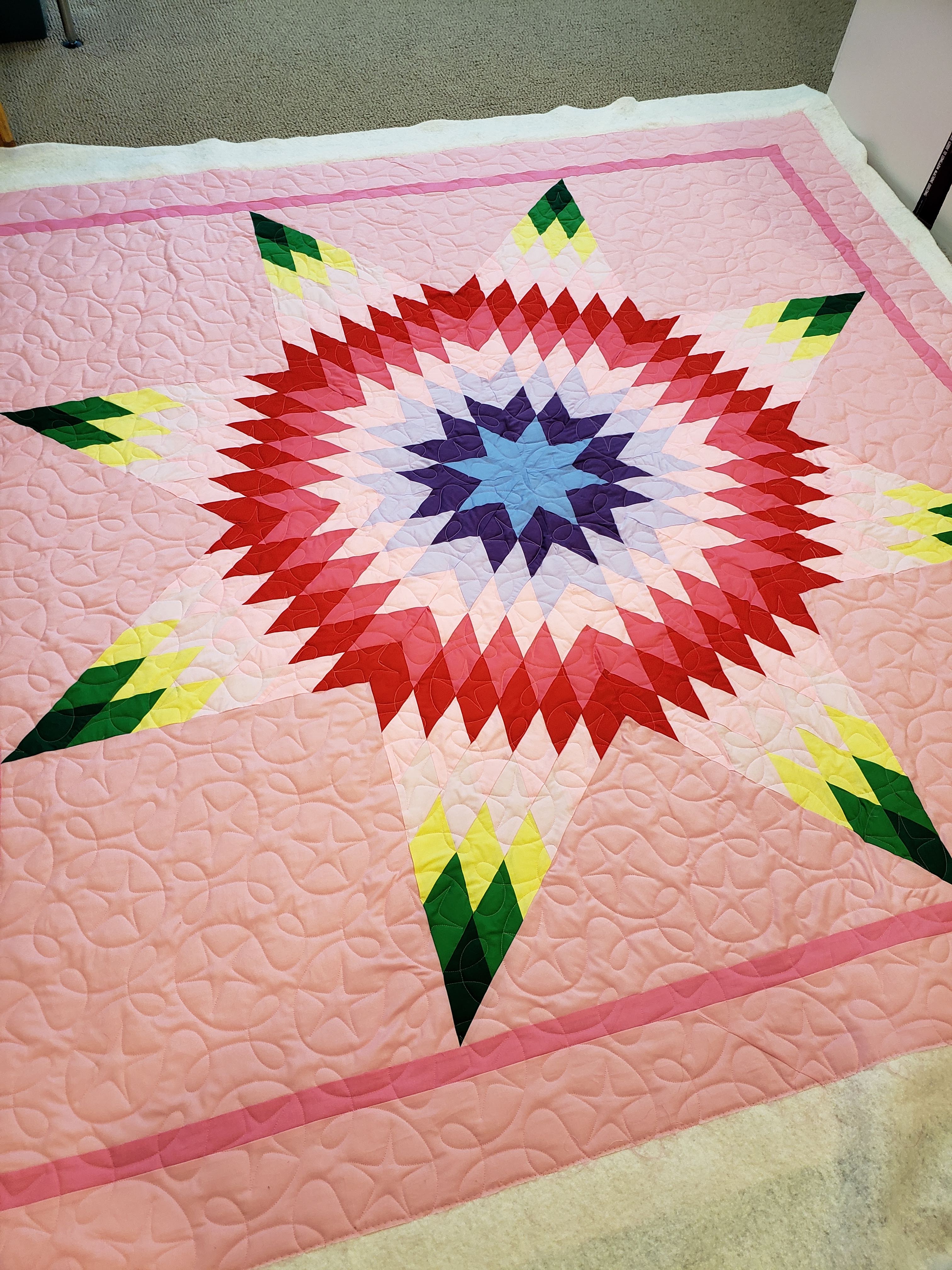 myquilter Lone Star quilt