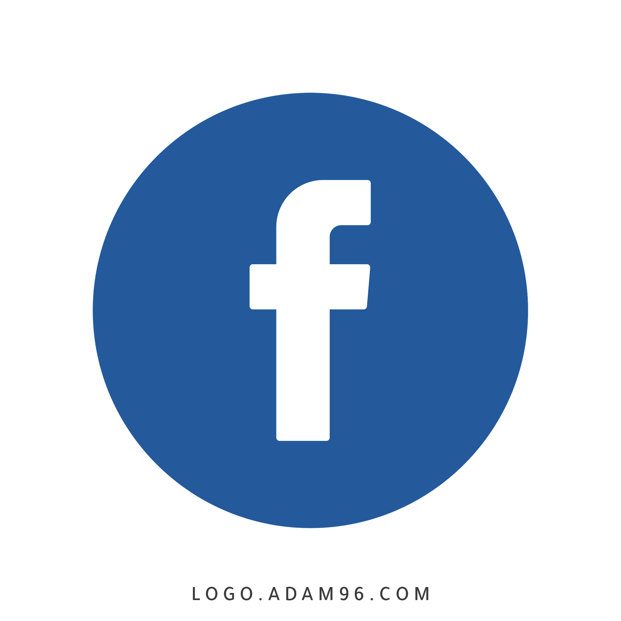 تحميل ايقونة موقع فيس بوك دائرية لوجو فيس بوك الرسمي Png