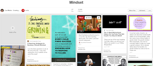 Growth Mindset Pinterest Board Growing Firsties