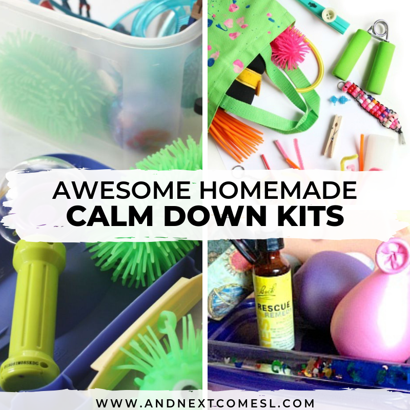The Best Homemade Calm Down Kits for Kids