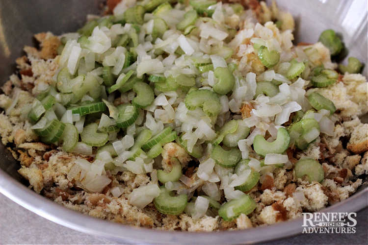 Sage and Onion Stuffing Renee's Kitchen Adventures