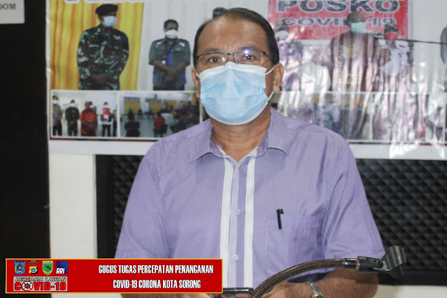 Ruddy Laku Ungkap Total Positif Covid-19 di Kota Sorong Capai 918 kasus.lelemuku.com.jpg