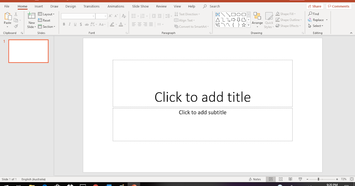 Using PowerPoint for Training at Work Creating a Slideshow