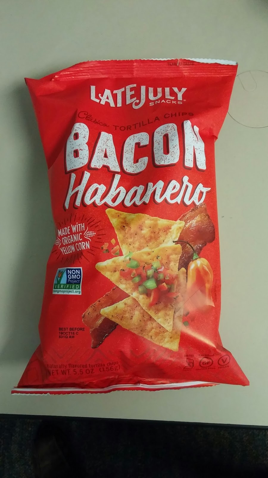 The Santa Cruz Food Blog Late July's Bacon Habanero Tortilla Chips