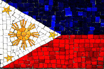 Philippine Flag mosaic