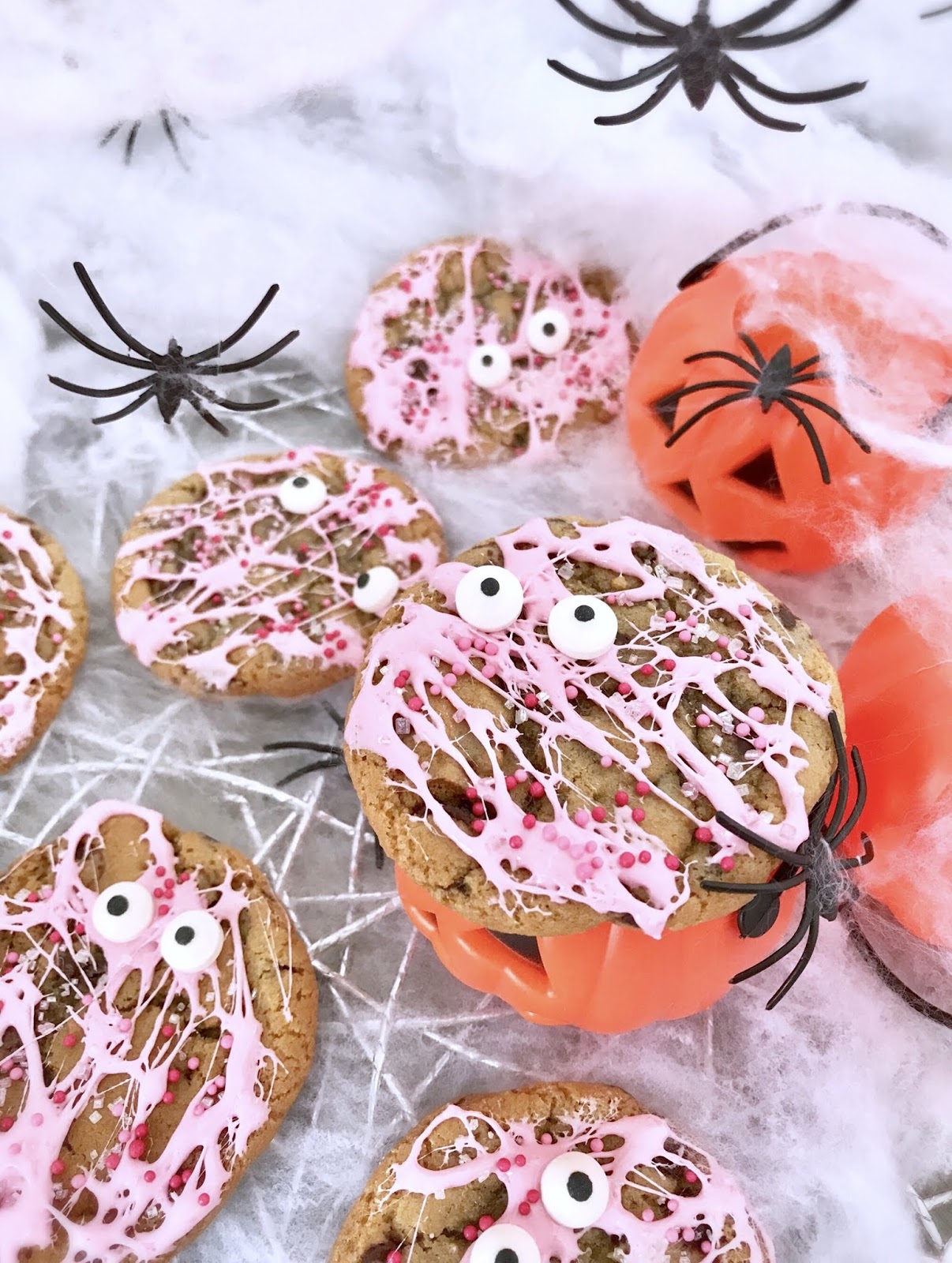 Halloween Marshmallow Chocolate Chip Cookies