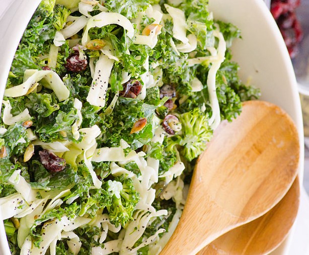 Sweet Kale Salad 101Recipes
