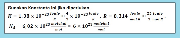 Catatan Teori Fisika Dasar: Soal Teori Kinetik Gas
