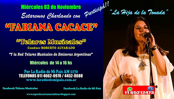 FABIANA CACACE en Telares Musicales!!