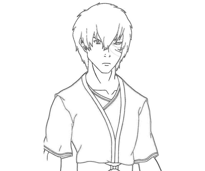 zuko coloring pages - photo #5