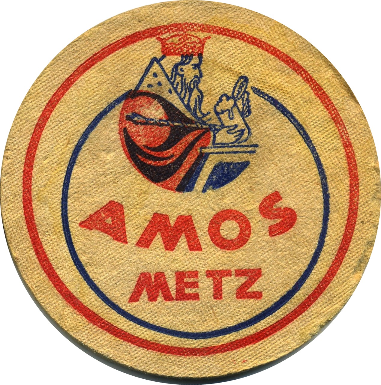 Sous bocks bretons Brasserie Amos, Metz