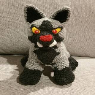 PATRON POOCHYENA POKEMON AMIGURUMI 28351