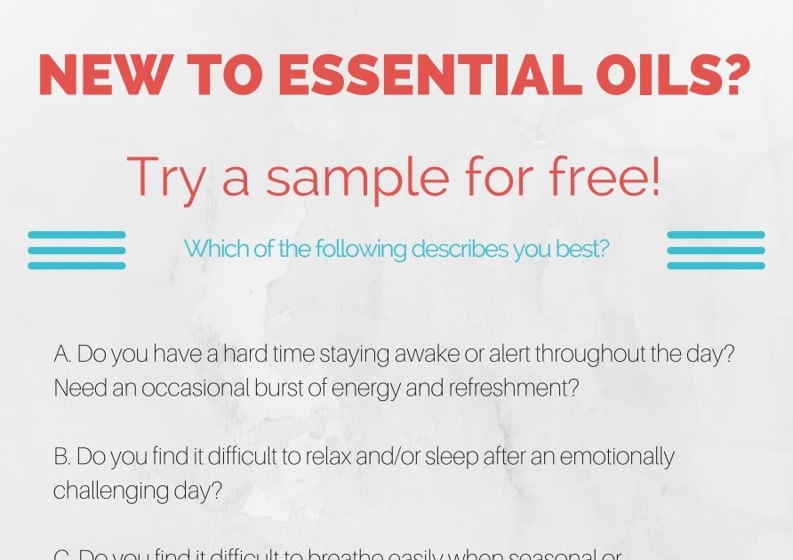 Different ways to try essential oils - you decide!
