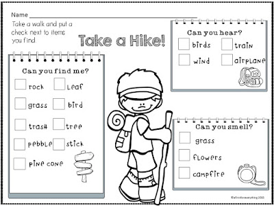 Engaging integrated and thematic camping unit for elementary classroom.
