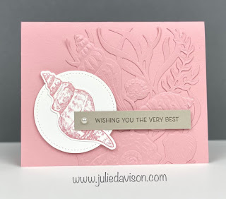 Stampin' Up! Friends Are Like Seashells Card ~ January-June 2021 Mini Catalog ~ www.juliedavison.com #stampinup